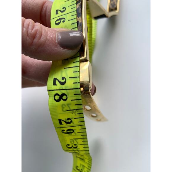 Womens Simulated Leather & Steel Animal Print Size M - Picture 5 of 5